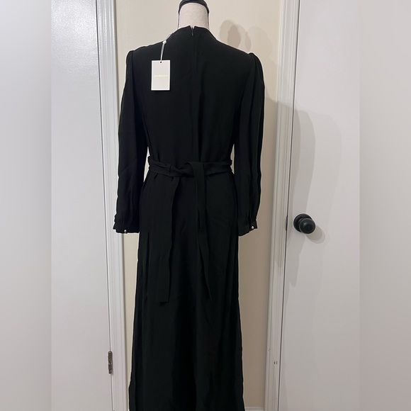 Zimmerman Black Midi tie dress - Picture 6 of 7